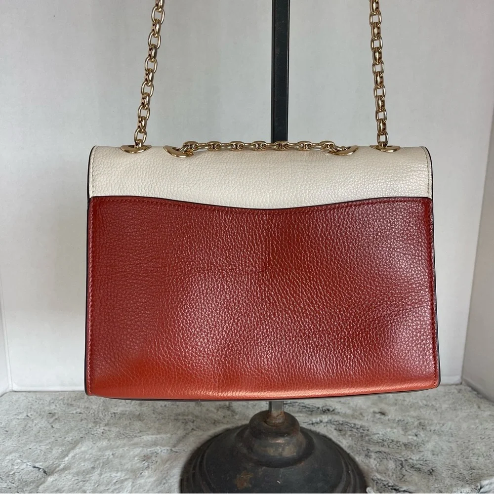 Coach LANE SHOULDER BAG IN COLORBLOCK SIGNATURE CANVAS - Picture 7 of 16